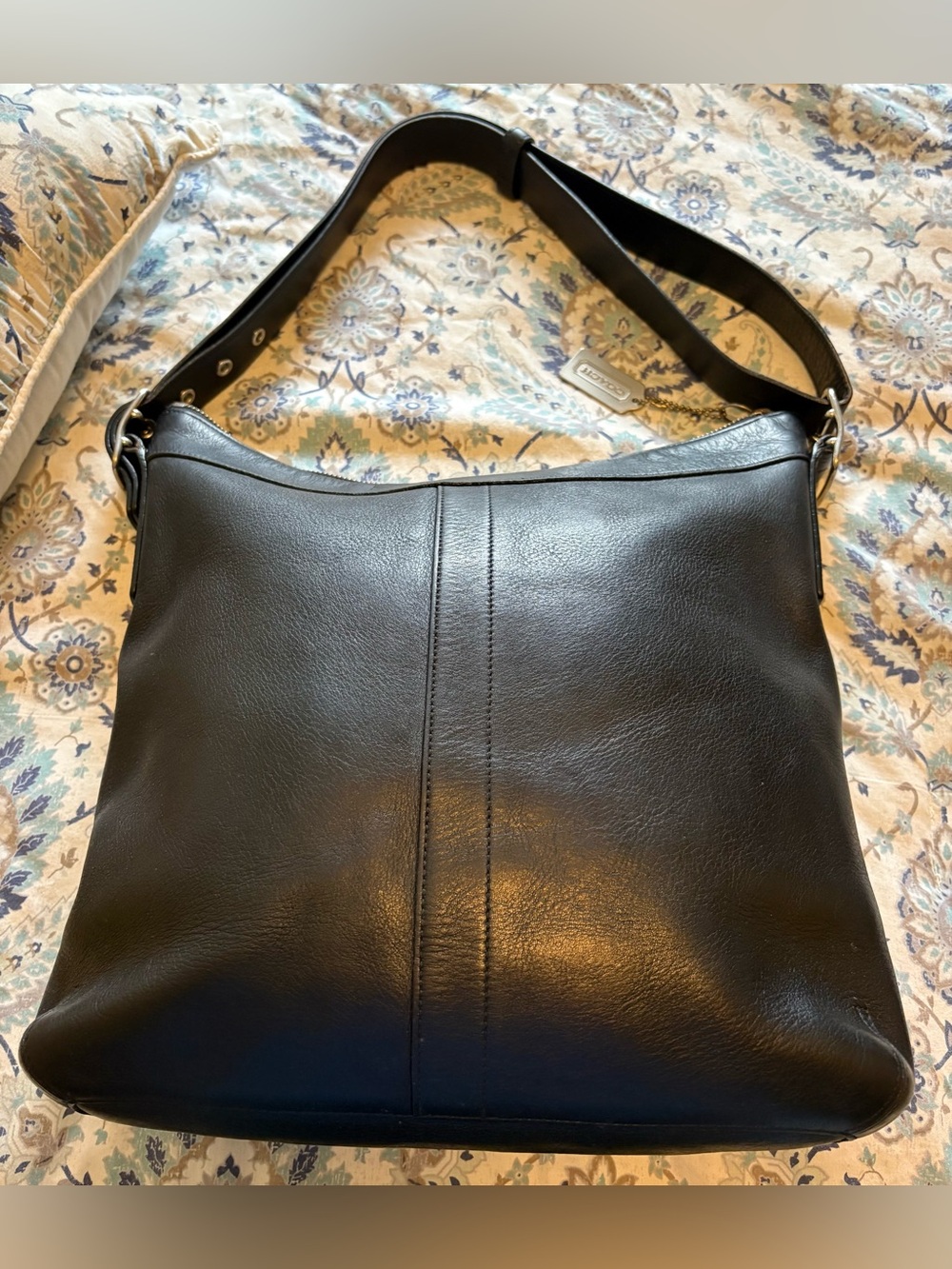 VINTAGE COACH CONVERTIBLE BLACK SLIM DUFFLE 9188
